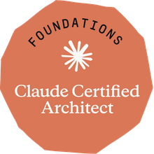 Claude Certified Architect — Foundations badge, held by Bill Tennant